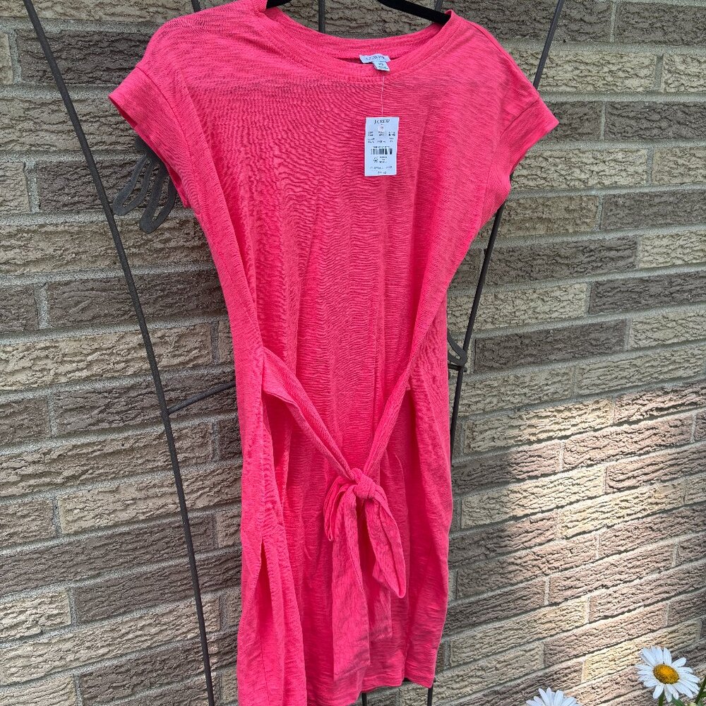J. Crew Factory pink t-shirt dress XS